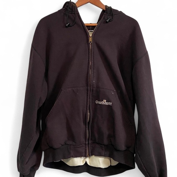 Vintage Carhartt Dark Brown Full-Zip Jacket - Picture 2 of 7